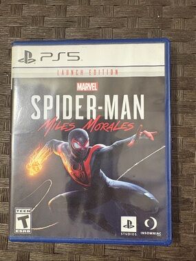 Sony PS5 Marvel Spider-Man Miles Morales - Black & Red